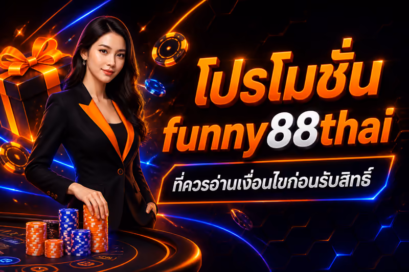 โปรโมชั่น funny88thai ที่ควรอ่านเงื่อนไขก่อนรับสิทธิ์